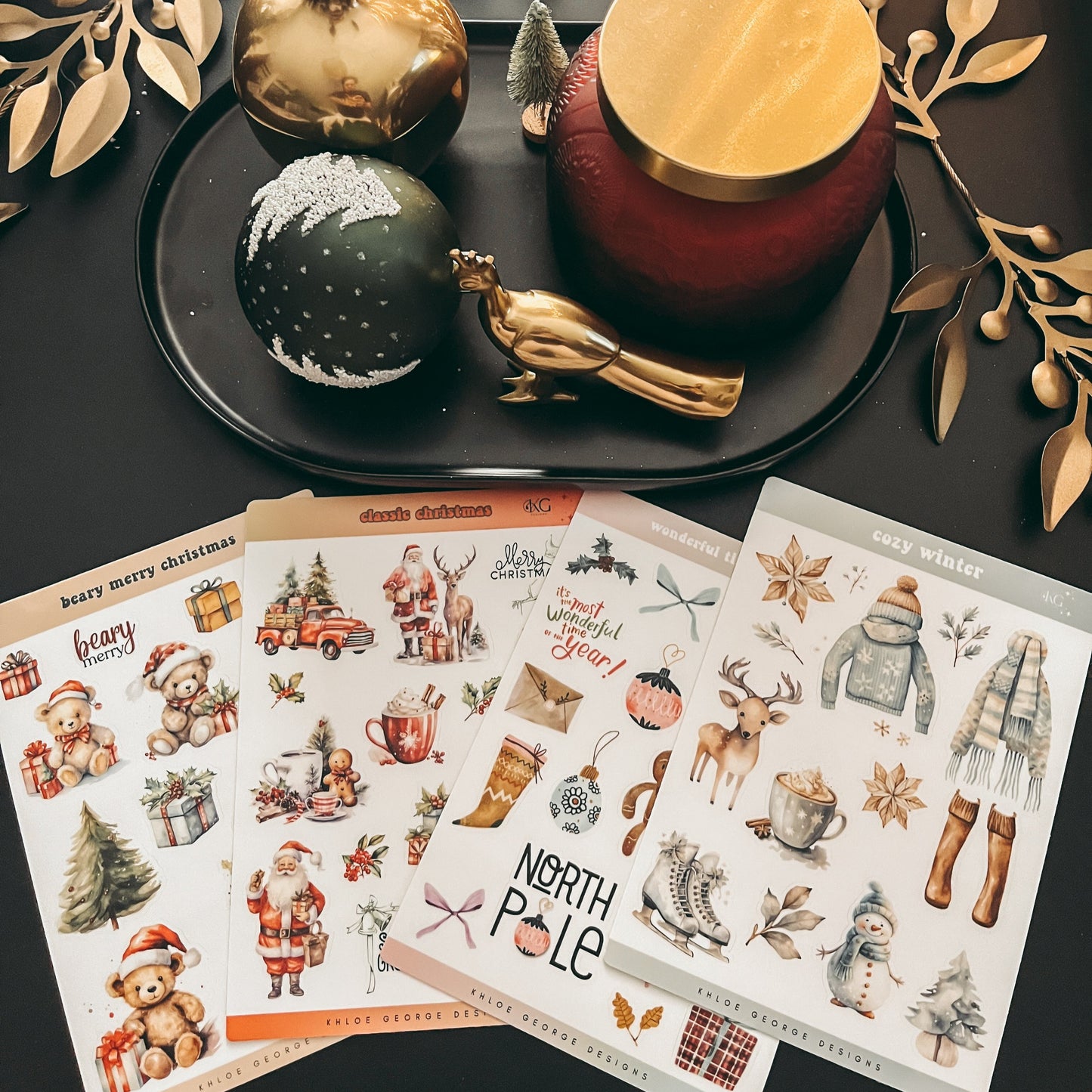Wonderful Time of the Year Christmas Sticker Sheet