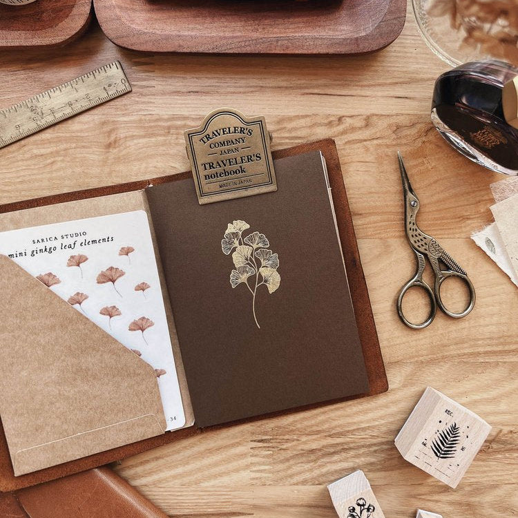 Ginkgo Notebook (Passport TN Size) - Sarica Studio