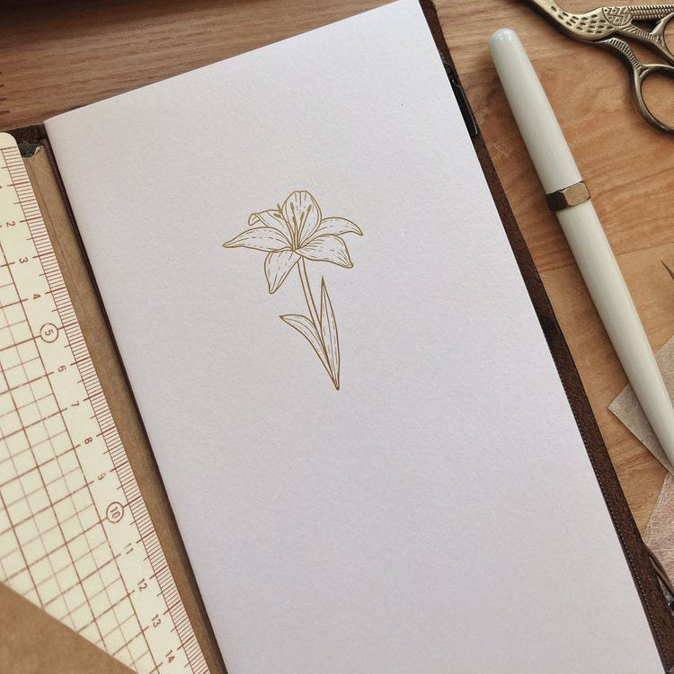 Lily Notebook (Standard TN Size) - Sarica Studio