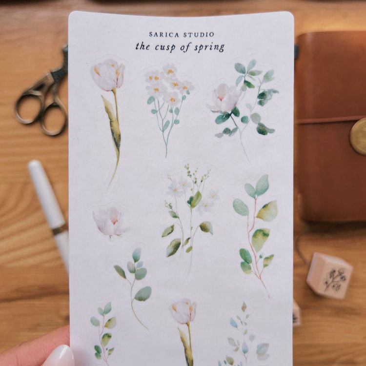 The Cusp of Spring Stickers - Sarica Studio