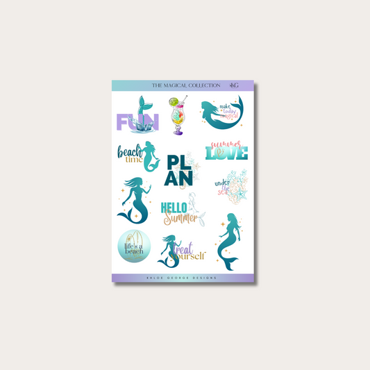 Mermaids & Magic Planning Sticker Sheet