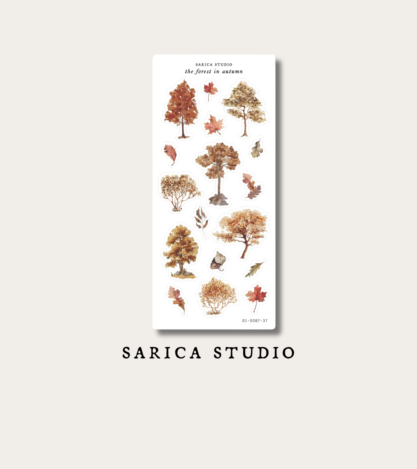 Autumn Sticker Sheets  - Sarica Studio