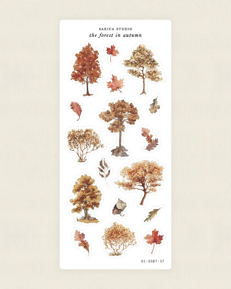 New Autumn Sticker Sheets  - Sarica Studio